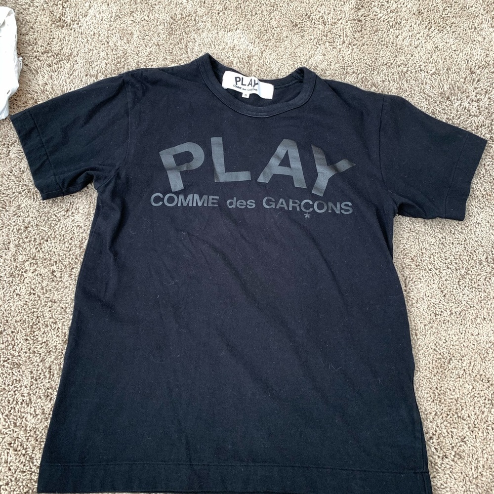 Comme des Garcons PLAY Black Short Sleeve Tee